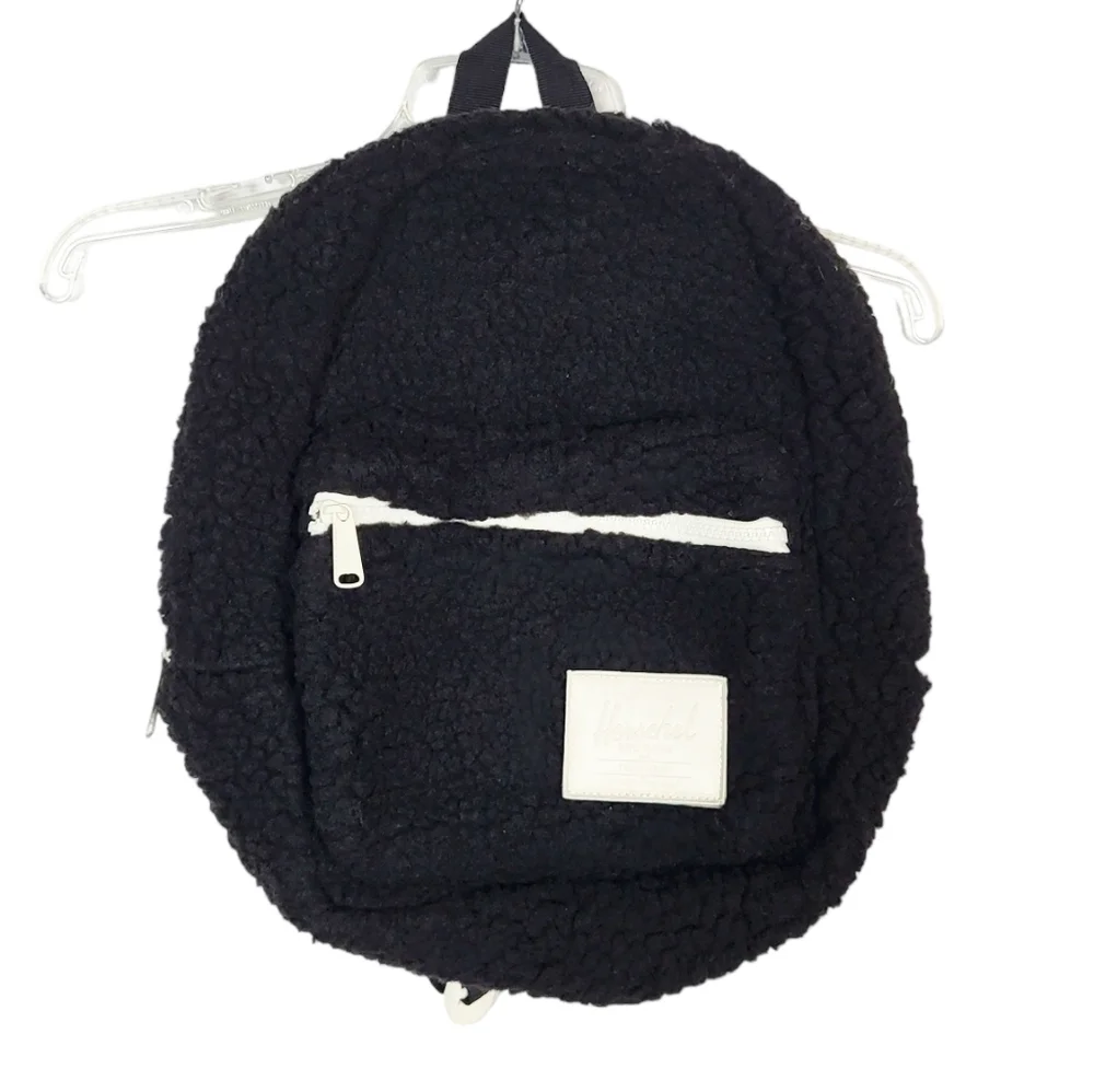 HERSCHEL Black Fleece Small Grove Backpack NWT